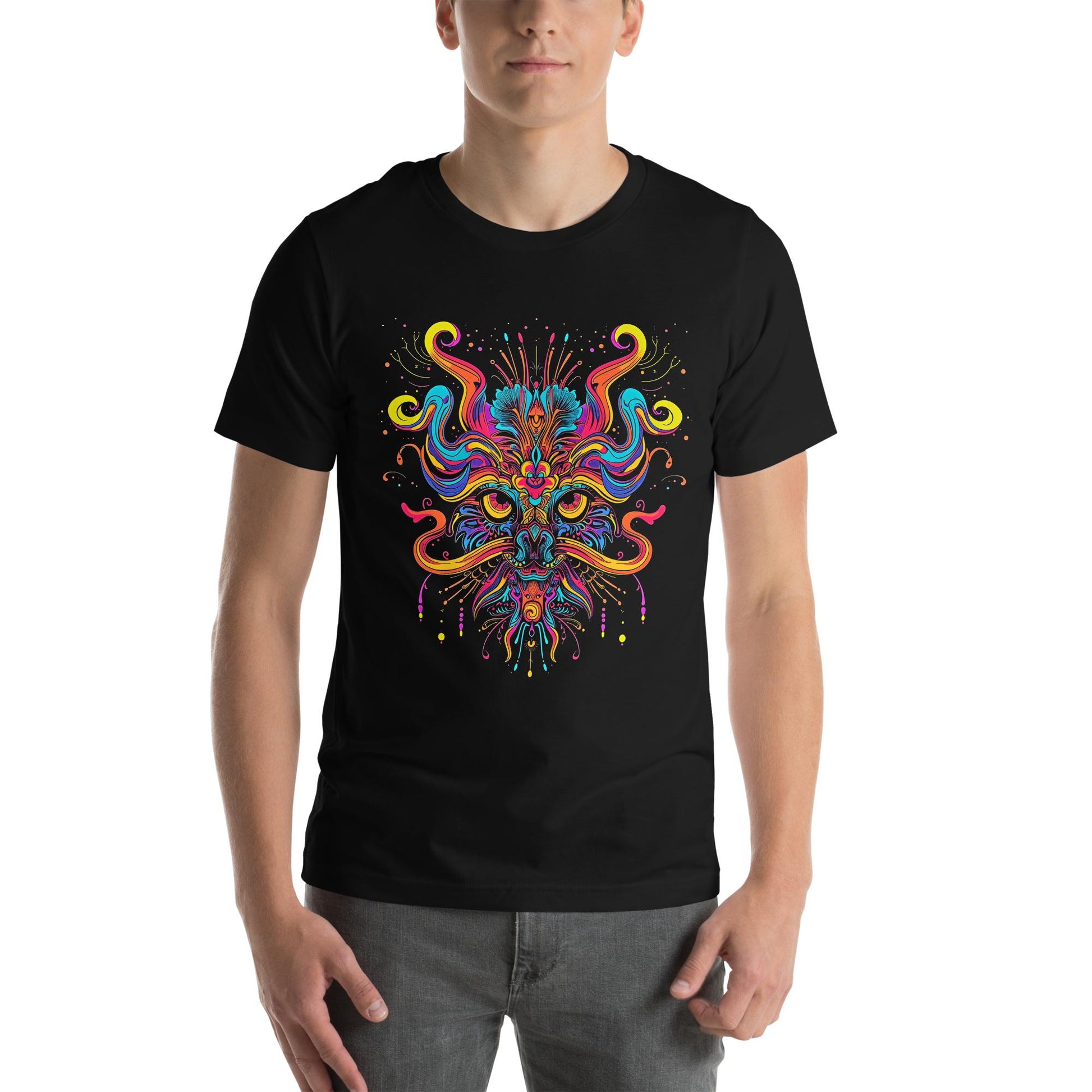 Hardflow Psychedelic Xyrathor - Front Print T-shirt Hardflow 