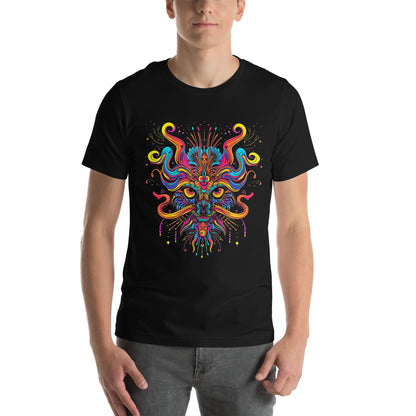 Hardflow Psychedelic Xyrathor - Front Print T-shirt Hardflow 