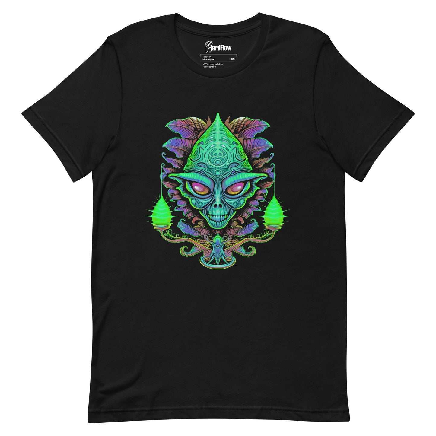 Hardflow Psychedelic Zorgon - Front Print T-shirt Hardflow 